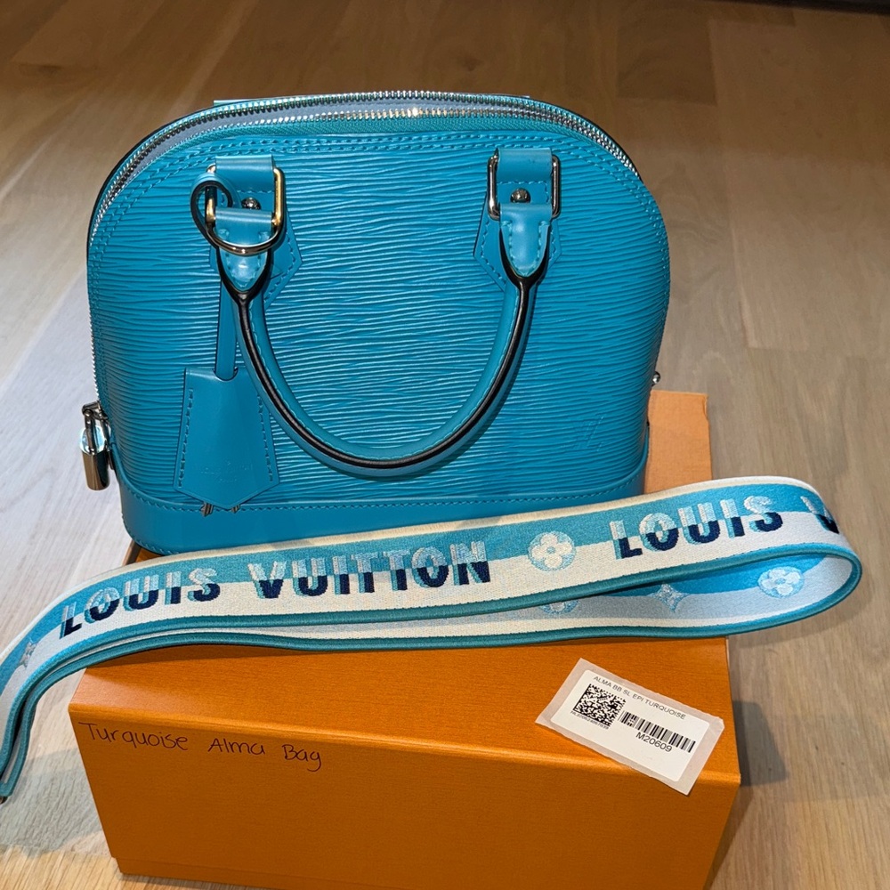 Louis Vuitton Blue Mini Bag